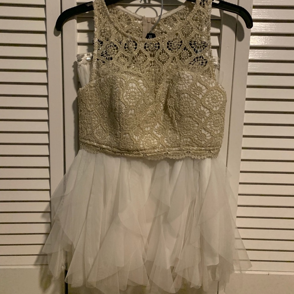 Two piece homecoming dress